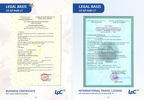 LPC Travel - La Pace Travel - công ty du lịch - Tour inbound outbound - Tour thiết kế riêng - tour golf- tour doanh nghiệp - Profile Company LPC Travel - Customize tour
