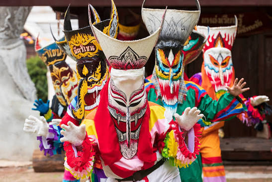 Discover the Phi Ta Khon Ghost Festival, Thailand